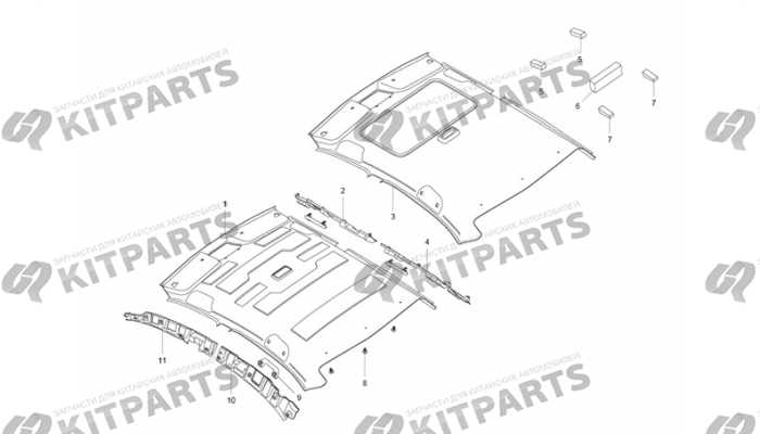 Обивка потолка Lifan Cebrium