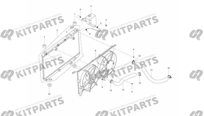 Радиатор охлаждения двигателя Lifan Cebrium