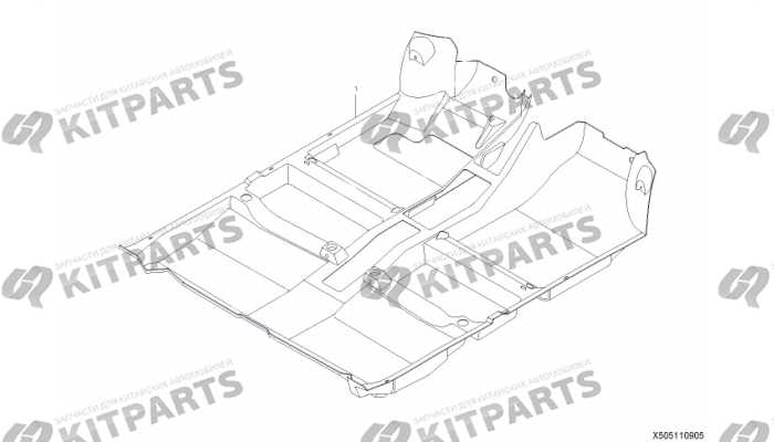 Ковёр пола Lifan X50