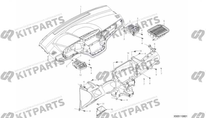 Панель приборов Lifan X50