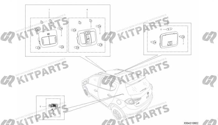 Плафон салона Lifan