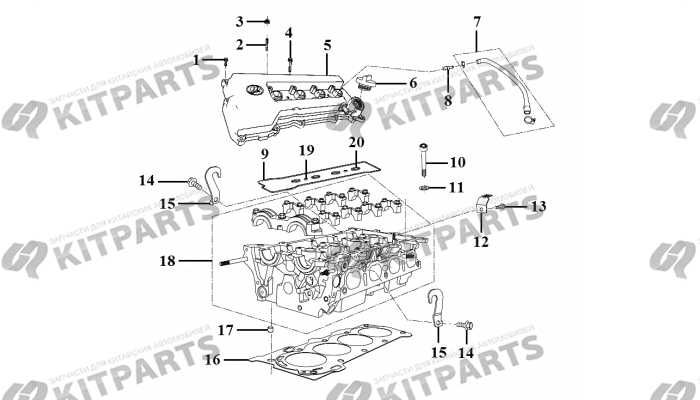 Головка блока, прокладки ГБЦ Lifan