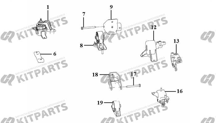 Подушки двигателя Lifan