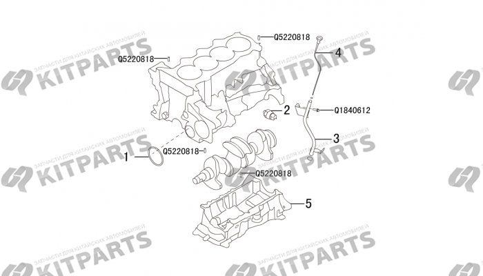 Блок цилиндров 1 Haval H2