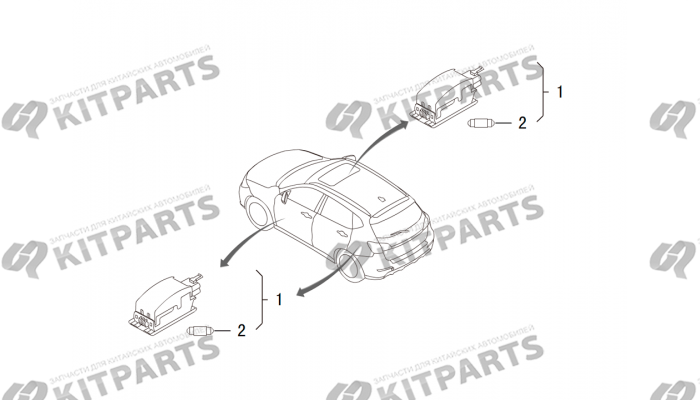 Подсветка пола Haval H2