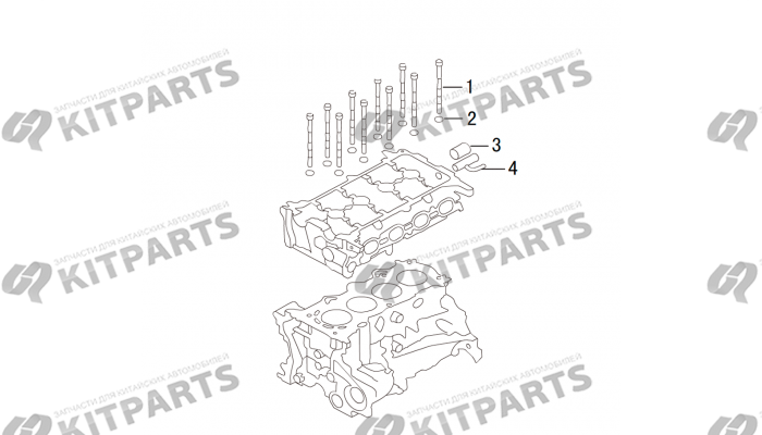 Головка блока цилиндров 2 Haval H2