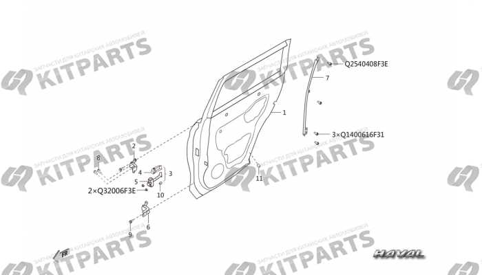 Задние двери Haval H9