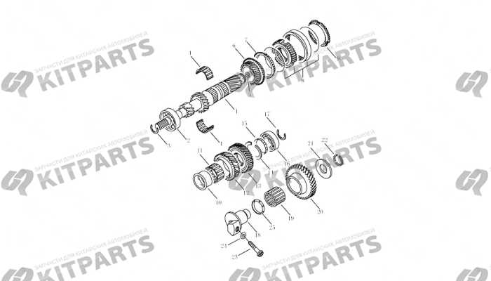 INPUT SHAFT# Geely Emgrand X7