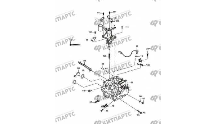 (MT) rear shell of transmission FAW Oley