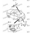 Rear combination lamps and high braking lamp