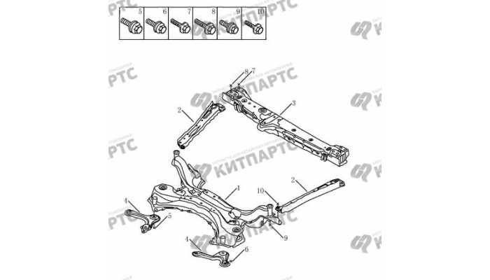 Подрамник Geely